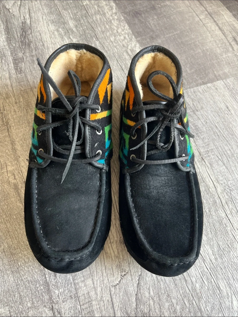 UGG x Pendleton Lyle Chukka Black Suede Boots Men's Size 11 Limited Edition